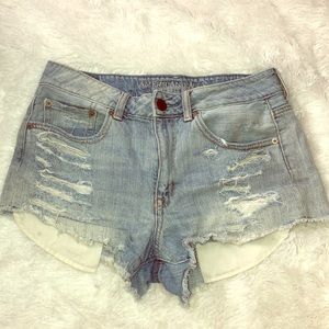American Eagle Hi-rise Festival Denim shorts